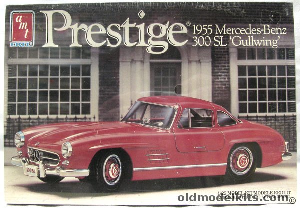 AMT 1/25 1955 Mercedes-Benz 300 SL Gullwing, 6871 plastic model kit